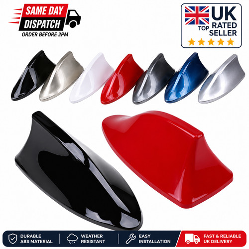 Universal car black shark - black,