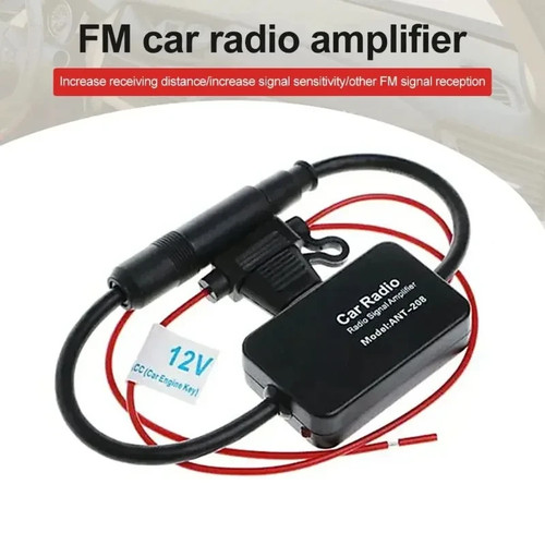 Signal amplifier 12v - fm, am