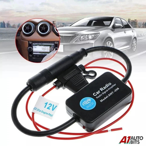 Signal amplifier 12v - fm, am